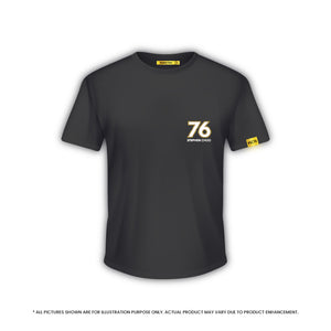 STEPHEN CHOO 76 限量版能量黑金短袖T恤